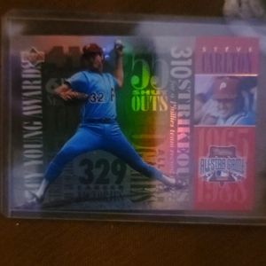 Steve Carlton All star game Holographic baseball card